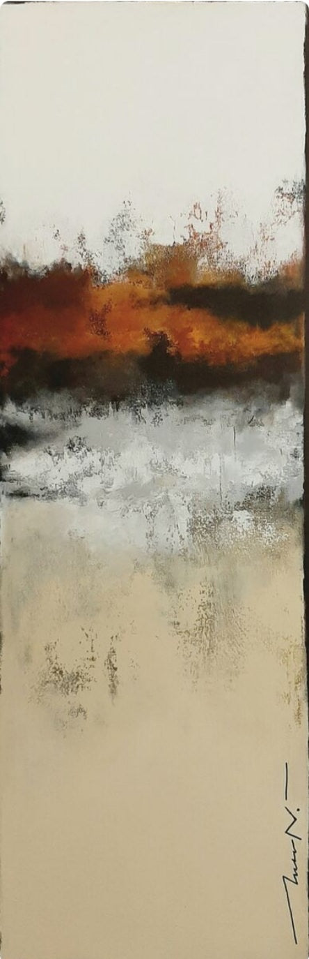 120 x 40 ACRYLIQUE SUR TOILE TECHNIQUE MIXTE